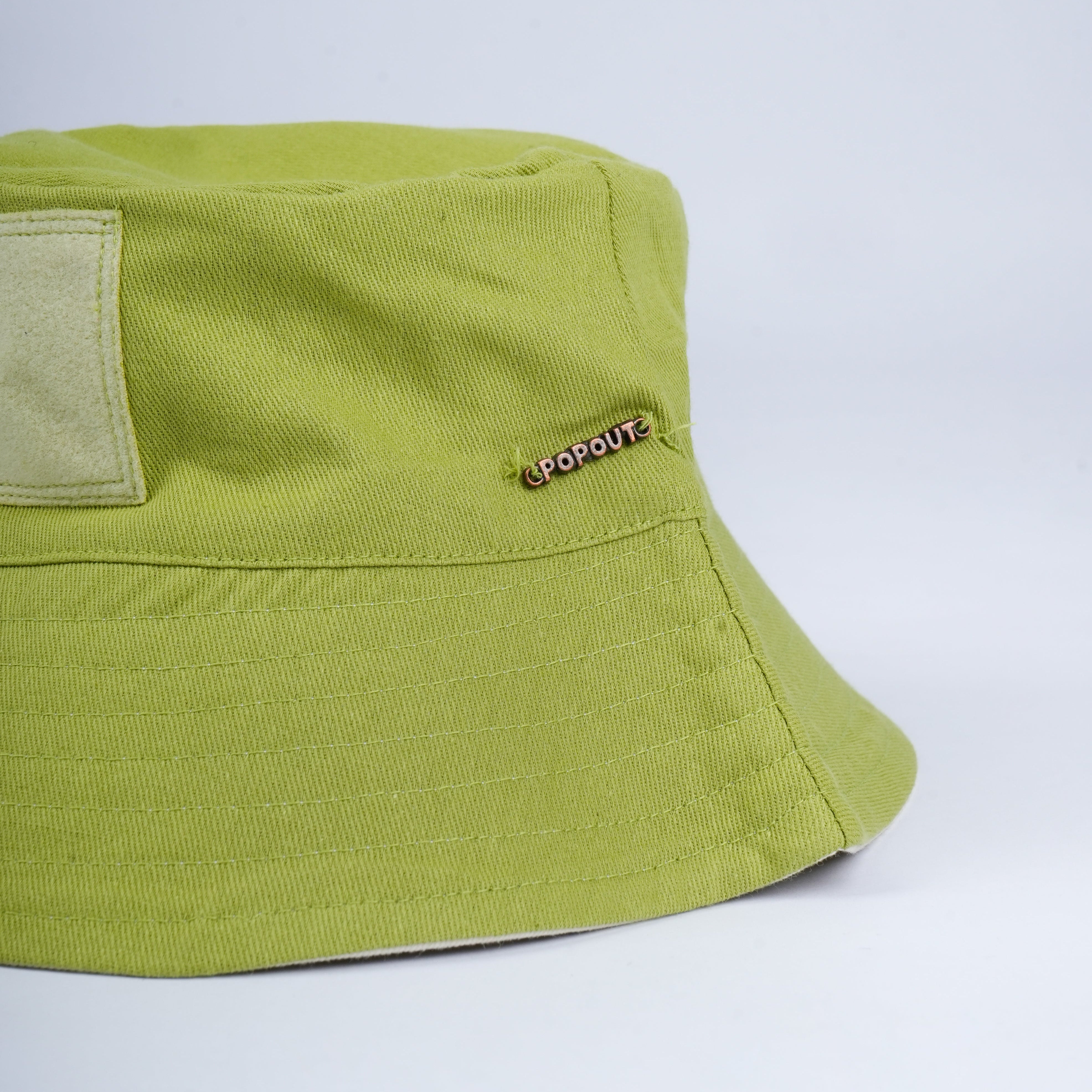 Reversible Sun Hat | Sage Green + Cream