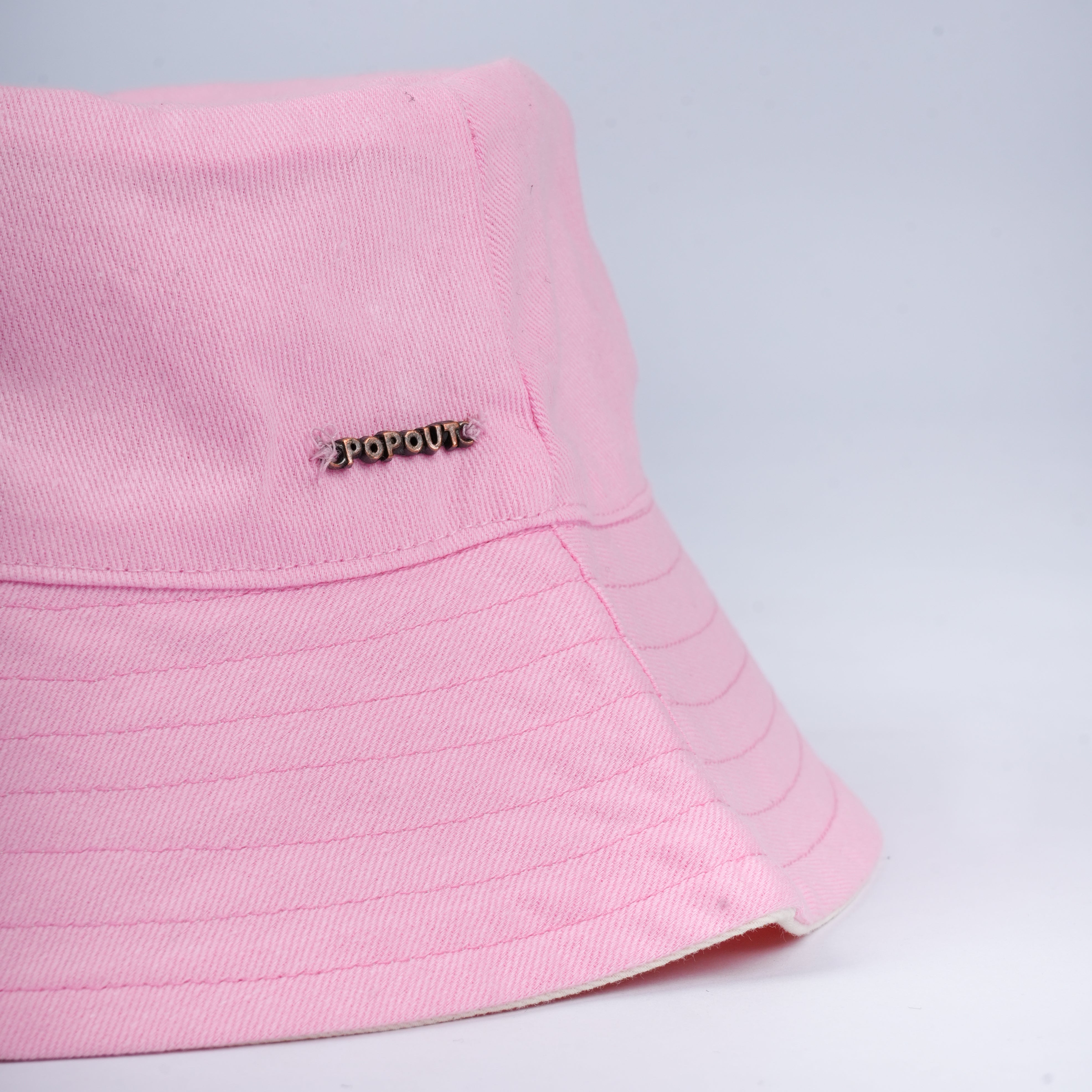 Reversible Sun Hat | Pink + Cream