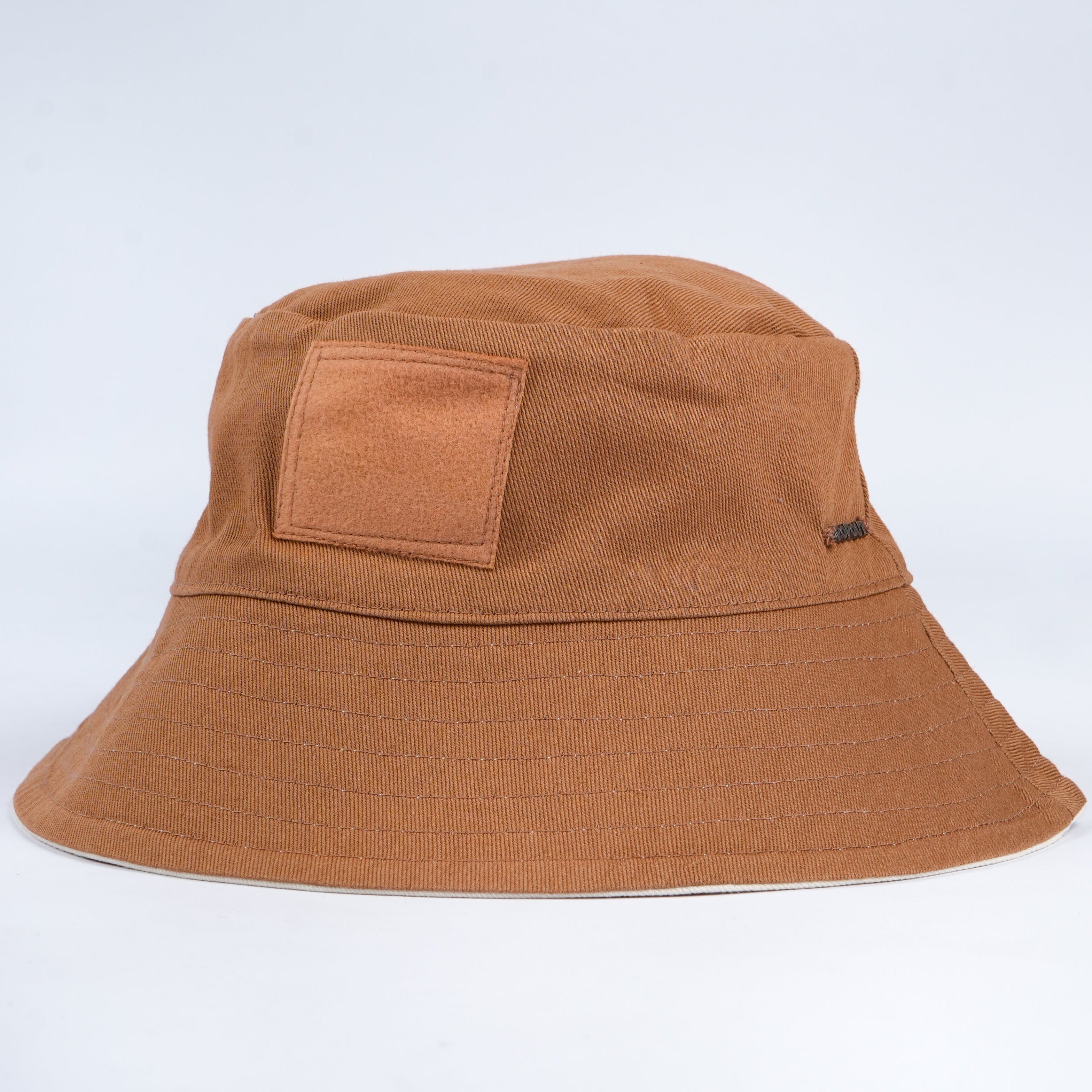 Reversible Sun Hat | Brown + Cream