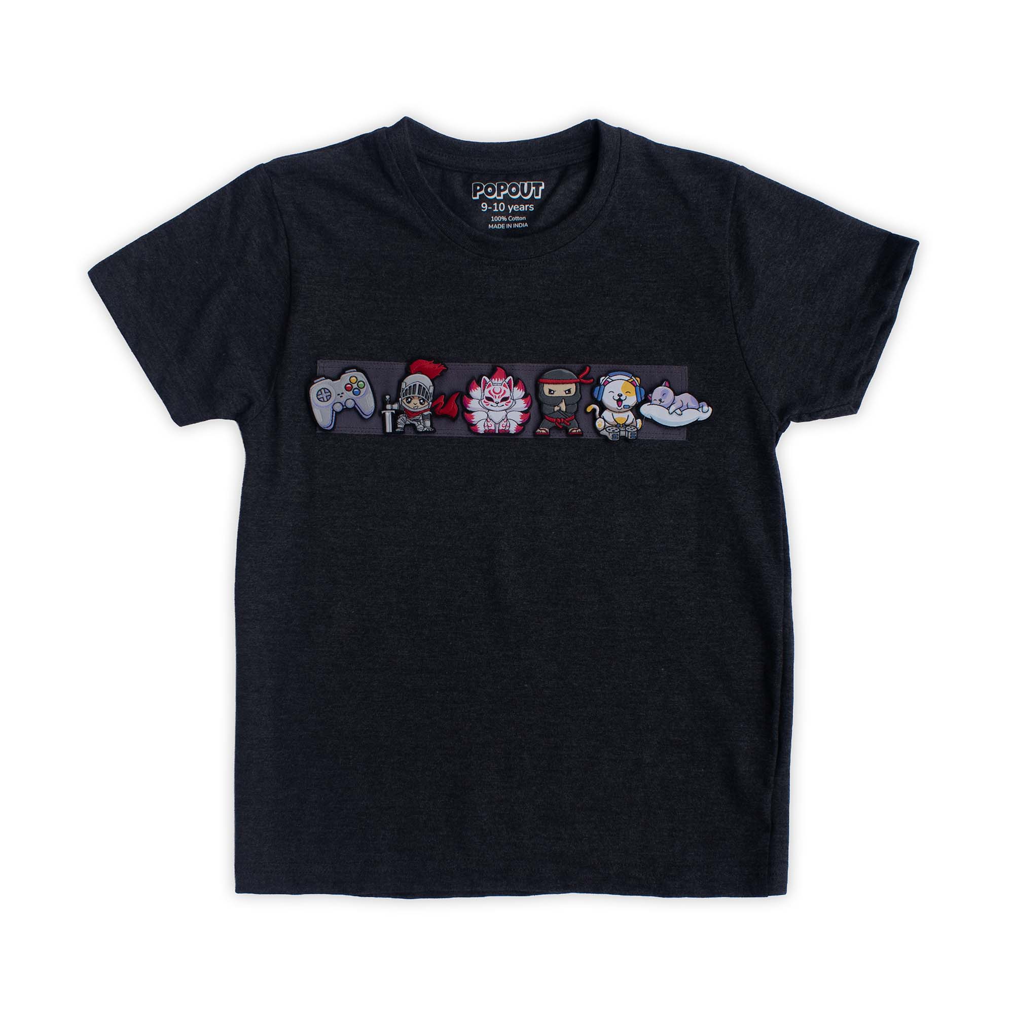 Short Sleeve Tee | Unisex | 1 to 10 years | Charcoal Grey