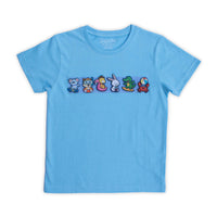Short Sleeve Tee | Aqua Blue