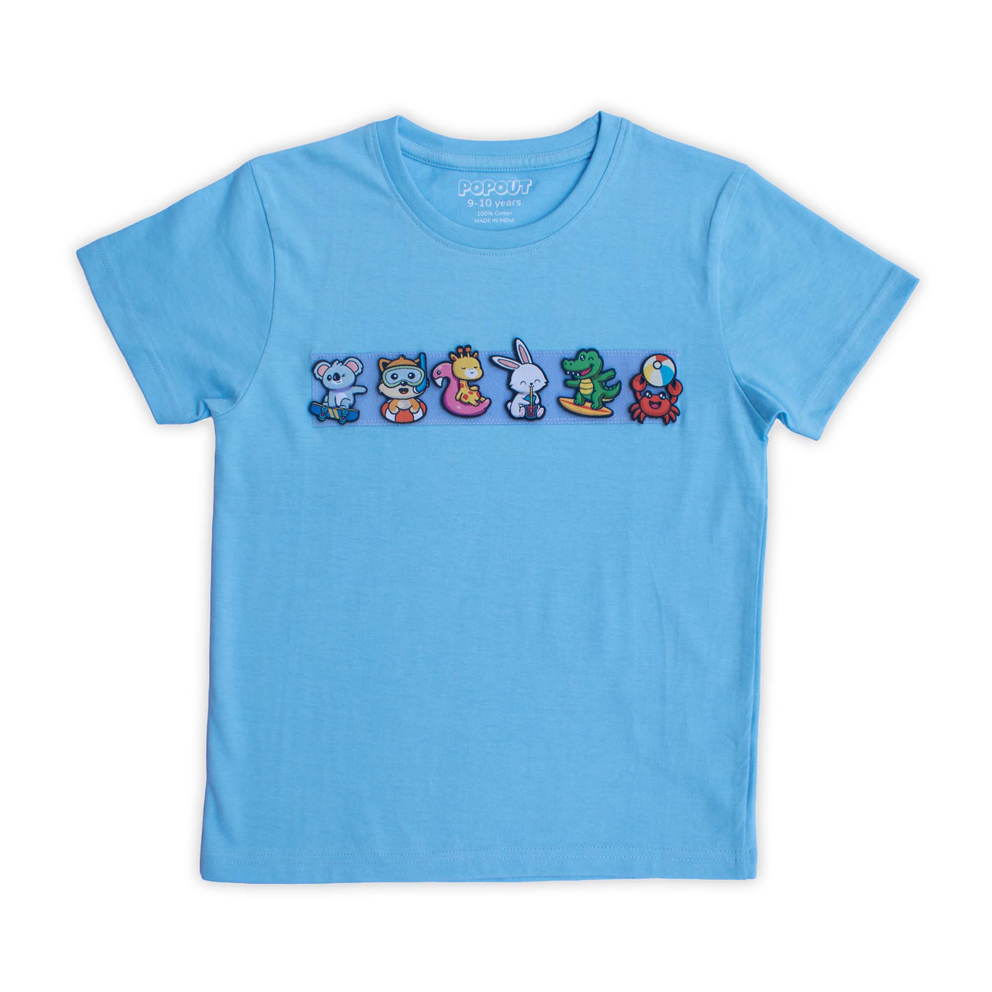 Short Sleeve Tee | Aqua Blue