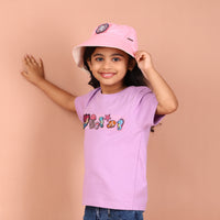 Reversible Sun Hat | Pink + Cream