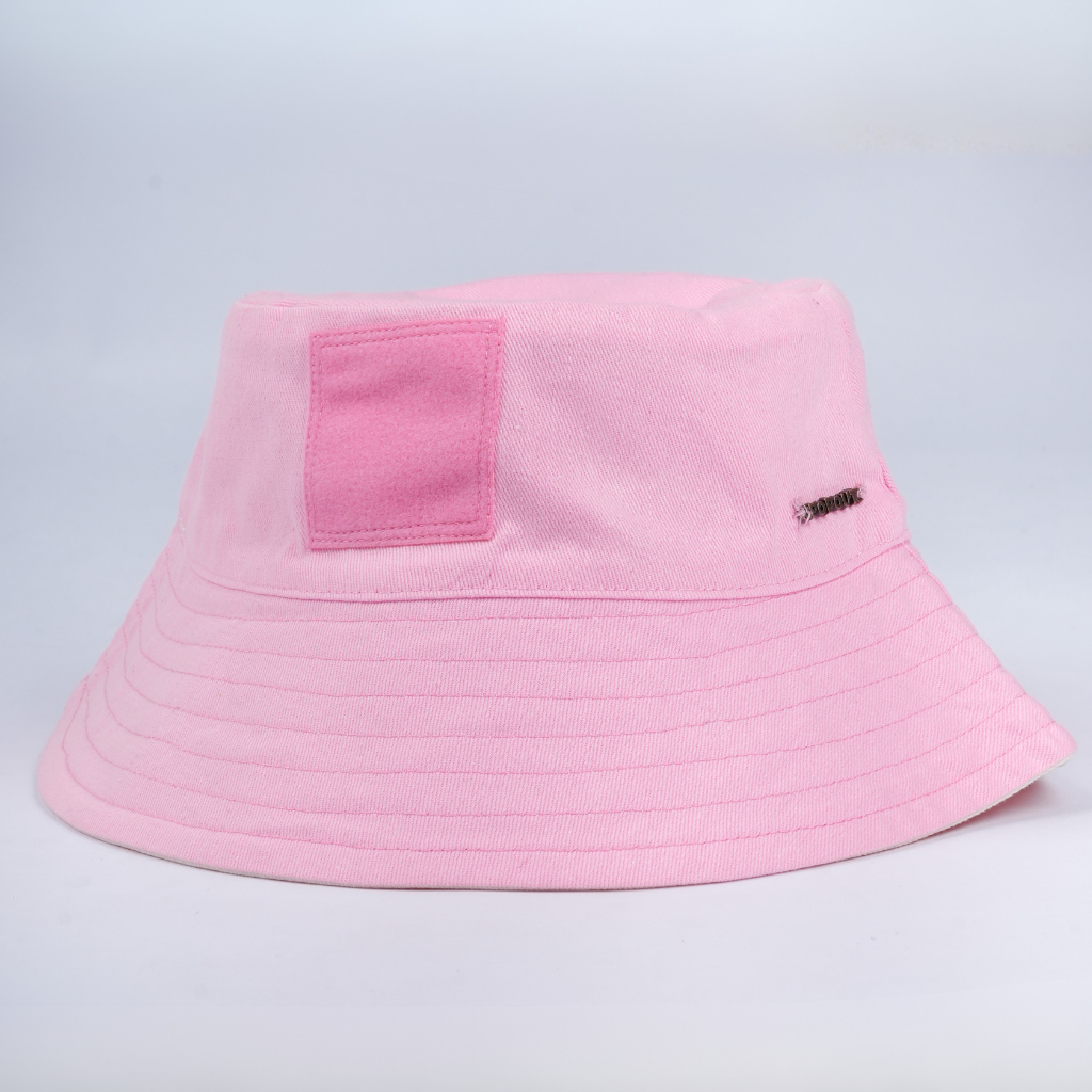 Reversible Sun Hat | Pink + Cream