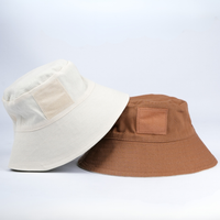 Reversible Sun Hat | Brown + Cream