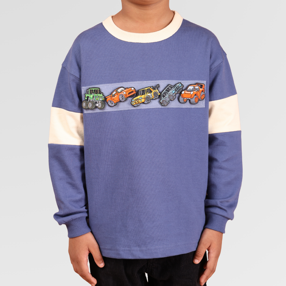 Long Sleeve Tee | Rich Blue