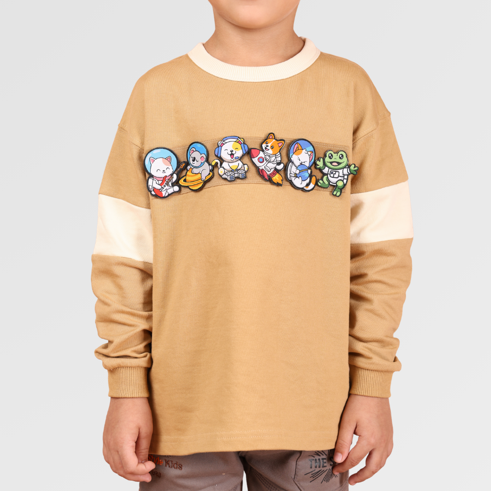 Long Sleeve Tee | Soft Brown
