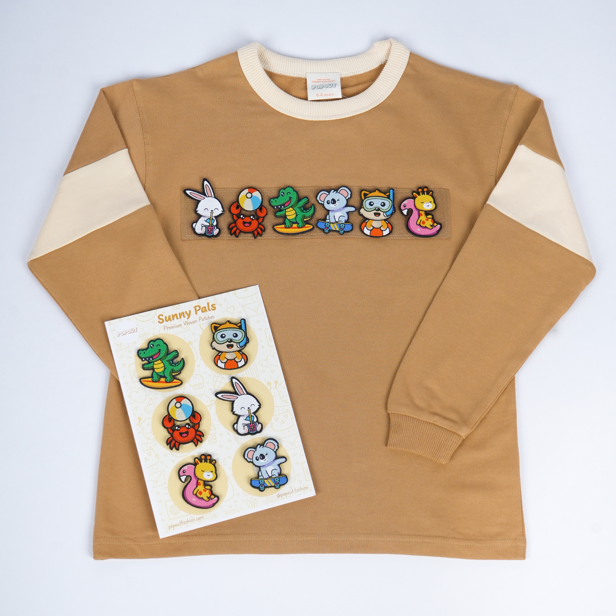 Long Sleeve Tee | Soft Brown
