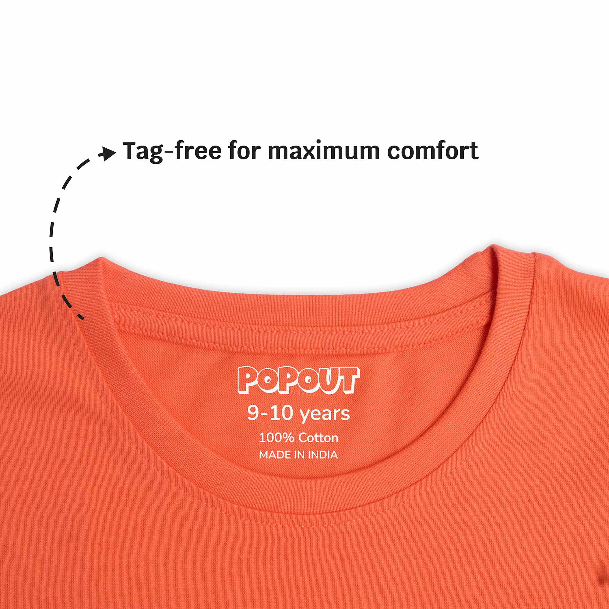 Short Sleeve Tee | Happy Orange